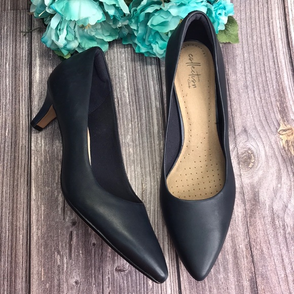 Clarks Shoes Clarks Linvale Navy Jerica Pump 2m Poshmark